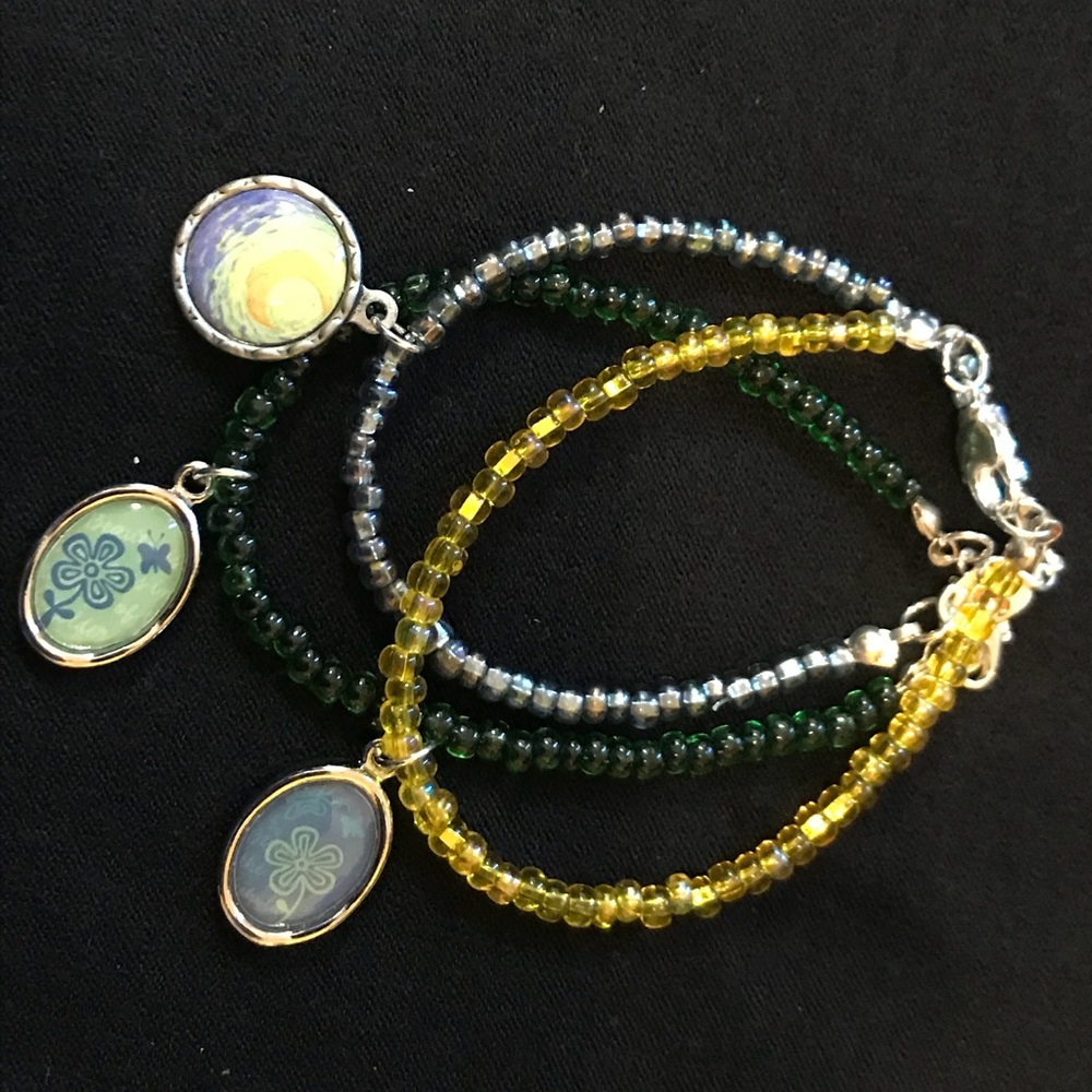 Set of 3 handmade bracelets